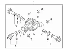  0AB525596 УПЛОТНИТЕЛЬНОЕ КОЛЬЦО ВАЛА VAG