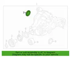  0AB525596B УПЛОТНИТЕЛЬНОЕ КОЛЬЦО ВАЛА VAG