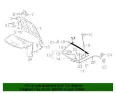  УПЛ-ТЕЛЬ ДЛЯ ВОДООТВОД. КОРОБА 4F0823723 VAG
