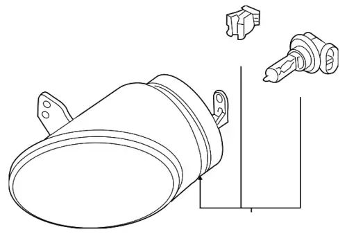 Фара противотуманная VAG 3D0941699C