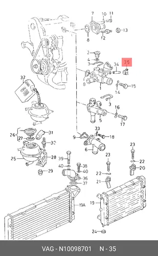  xомут 13x15 N 10098701 VAG