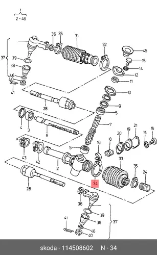 Хомут 114508602 VAG