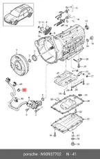  КАБЕЛЬНАЯ СТЯЖКА N 90937702 VAG
