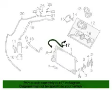Шланг хладагента кондиционера 3B0260701B VAG