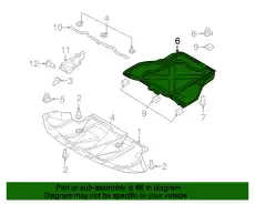 8E0863822A Шумоизоляция VAG