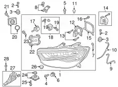  (SKODA), Элемент крепления 1Z0941131 VAG