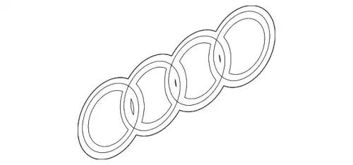  (AUDI), ЭМБЛЕМА AUDI 4F0853742C 2ZZ VAG