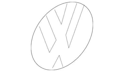  .Эмблема 1J5853601C 739 VAG