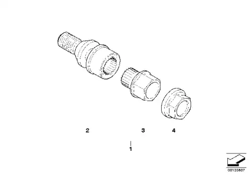 36136752767 Адаптер с кодом !CODE 38/SW19MM \BMW 7' E67, X5 E53
