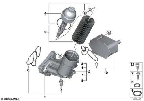Болт Isa с шайбой !M6x20 \BMW 1' E81, E82, E87, LCI, E88, 3' E46, E90, E91, E92, E93, 5' 11 42 7 788 464