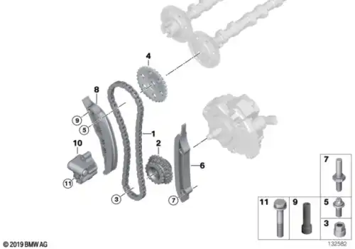 Болт Isa с шайбой !M7x18 \BMW 1' E87, 3' E90, LCI, E91, E92, E93, 5' E60, E61, 6' E63, E 11 31 7 791 821