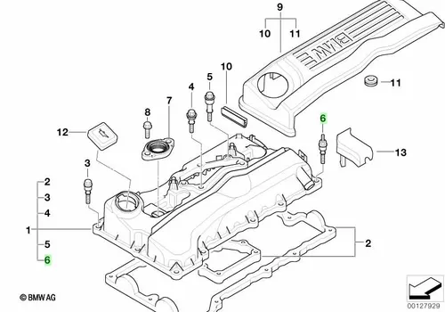 Болт с буртиком ! \BMW 1' E81, E87, LCI, 3' E46, E90, E91, X3 E83, Z4 E85 11 12 7 568 293