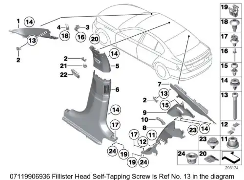 винт 07119906936 BMW