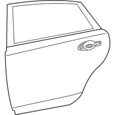 82100-3TA0D ДВЕРЬ ЗАДНЯЯ NISSAN