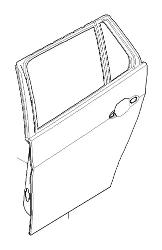 Дверь Л Зд 41007203675 BMW