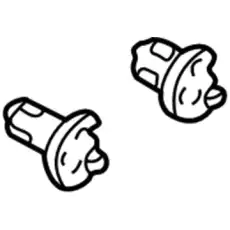 51218202678 Зажим !L=2.5MM \BMW 3' E93, LCI, 5' E39, 7' E65, E66, E67
