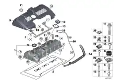 Кожух катушек зажигания ! \BMW 1' E81, E82, E87 LCI, E88, 3' E90, E91, E92, E93, 5' E60, E61, 6' E63 11 12 7 575 032
