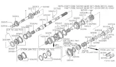 КОЛЬЦО 32204-01G63 NISSAN