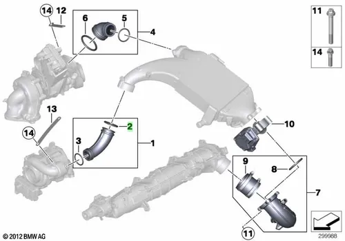 Кольцо уплотнительное автомобильное BMW 11 65 8 571 303