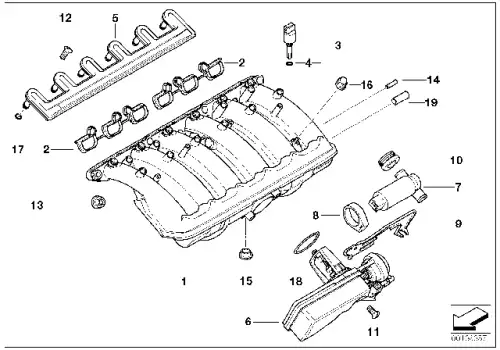 Кольцо уплотнительное автомобильное BMW 11 61 7 504 543