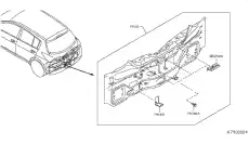 КРОНШТЕЙН БАМПЕРА 79183-EL030 NISSAN