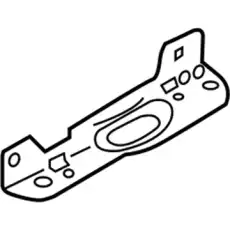 61667117645 Кронштейн бачка стеклоомывателя ! \BMW 5' E60, LCI, E61, 6' E63, E64,