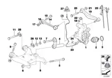 33181182958 Кронштейн импульсного датчика ABS П ! \BMW 5' E39, E60, LCI, 6' E63, E64, 7' E65, E66