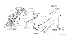 КРОНШТЕЙН КУЗОВНОЙ ( F3130-3JAMB NISSAN