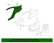 Крыло BMW 41217204471