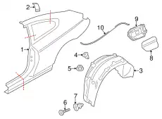 Крыло BMW 41217264034