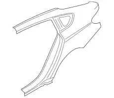 Крыло BMW 41217238609