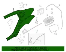 Крыло BMW 41217238609