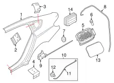 Крыло BMW 41217238609