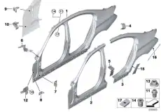Крыло BMW 41 00 7 298 171
