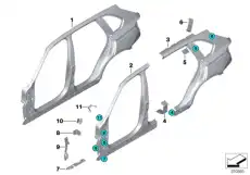 Крыло BMW 41 21 7 352 050