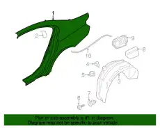 Крыло BMW 41217295238