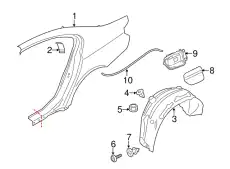 Крыло BMW 41217295238