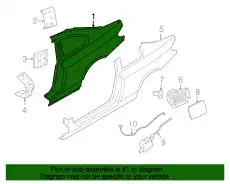 Крыло BMW 41008045852