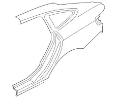 Крыло BMW 41007334018