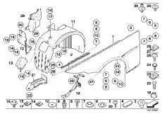 Крыло BMW 41 35 7 133 796