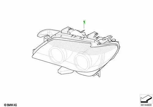 Фара BMW 63 12 7 162 111