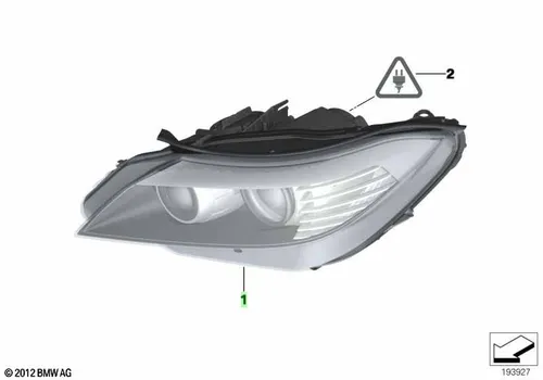 Фара BMW 63127228864