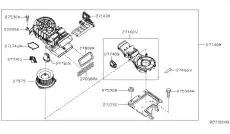 Радиатор отопителя NISSAN 27143-1HA0A