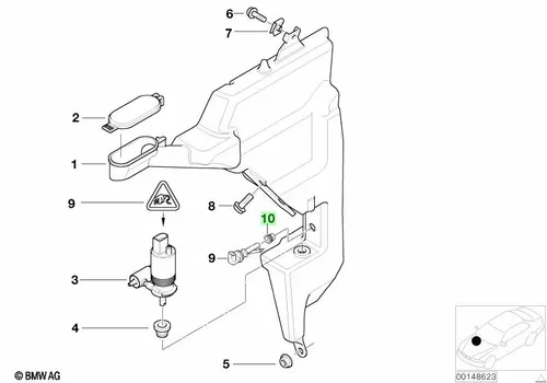 Рулевой наконечник BMW 61667160000