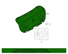 облицовка багажной двери 51497060634 BMW