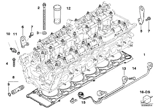 11367539857 обратный клапан !M14X1.5 \BMW 5' E60, LCI, E61, 6' E63, E64, 7' E65, E66, E67, Phantom C