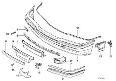 51118230513 Опора Л ! \BMW 7' E38