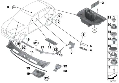 Поддон картера двигателя BMW 51 71 2 991 167
