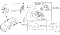  ПЛАСТИКОВАЯ ПАНЕЛЬ 96319-3SG0A NISSAN