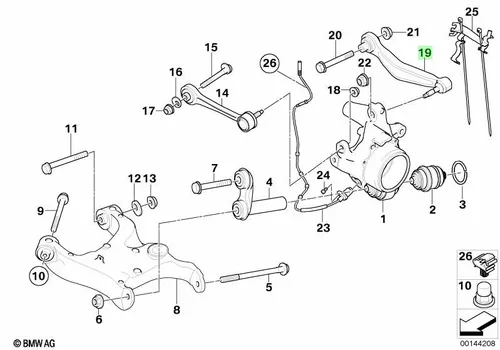 Рычаг подвески BMW 33 32 6 770 777